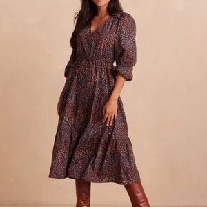 Summersalt The Country Side Floral Midi Dress